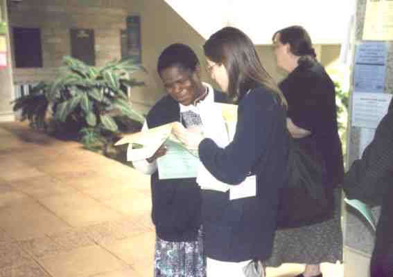 Mrs Mapundu, Zimbabwe farmer, reads her Terminator Speech in RAFI's BioTalk